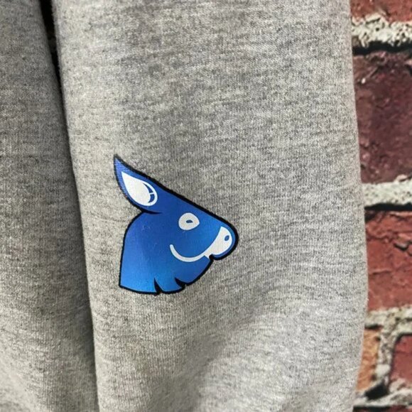 Fuel Donkey Hoodie Pullover Sweatshirt Men Size XL Sweater Gray - Picture 5 of 6